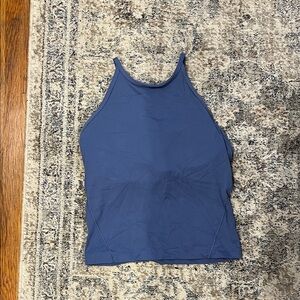 Lulu Lemon Women's Blue Halter Workout Top